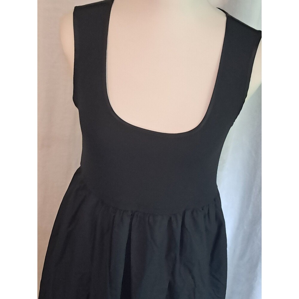 J.Crew Scoopneck Mixy Dress Black Maxi Sleeveless CN606 Size M NWT $148 - Picture 5 of 10